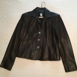 Jones New York Women's Leather Jacket